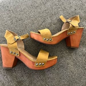 Lucky Brand block heel